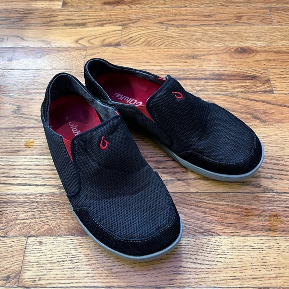 Black Mens Nohea Mesh Slipon Shoe Size 